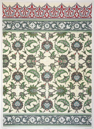 Wall tiles of the Mosque of Cheykhoun, from 
